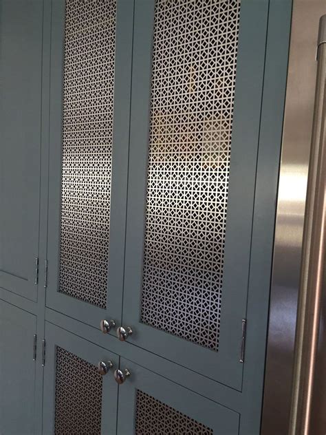 metal cabinet grill with fabric|decorative cabinet doors with grills.